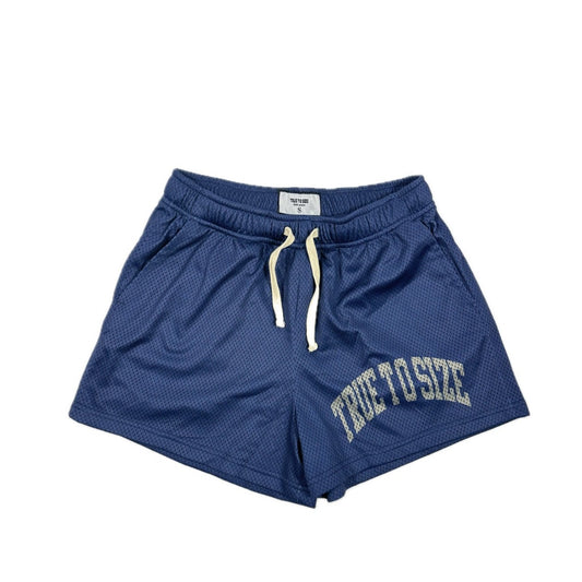 Women's Uni Blue Mesh Shorts